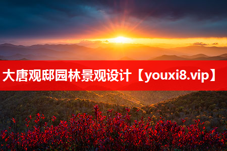 大唐观邸园林景观设计