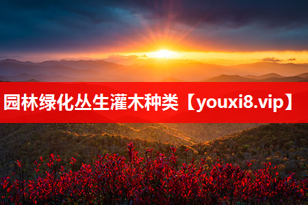 园林绿化丛生灌木种类